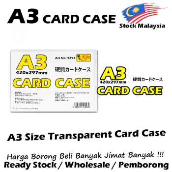 A3 420x297mm Transparent Card Case 9297